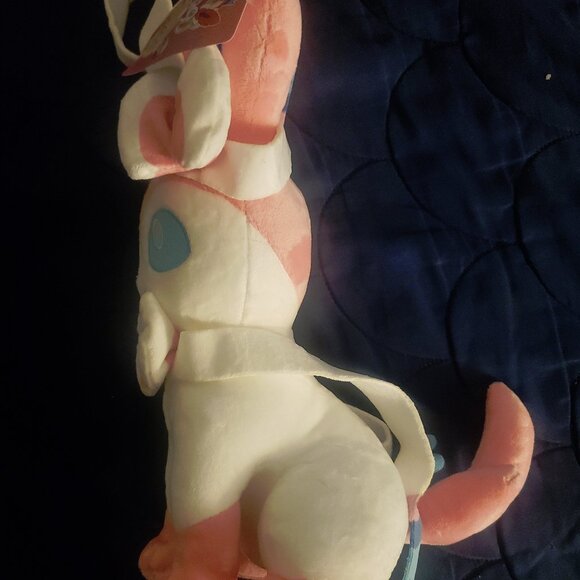 Pokemon Sylveon Plush Soft Stuffed Doll Toys Cute Collectible Kids Toy - Picture 3 of 5